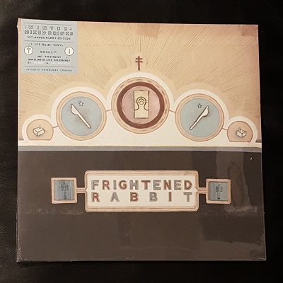 Frightened Rabbit – Winter Of Mixed Drinks limited blue vinyl lp with 7”