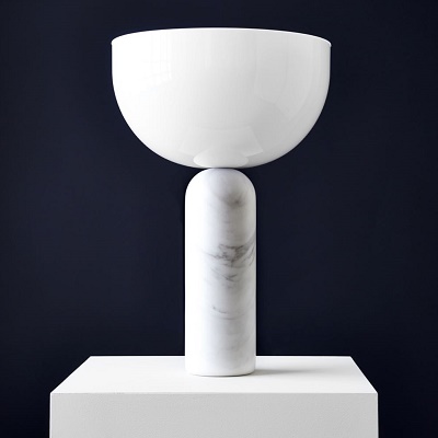 White Marble Table Lamp